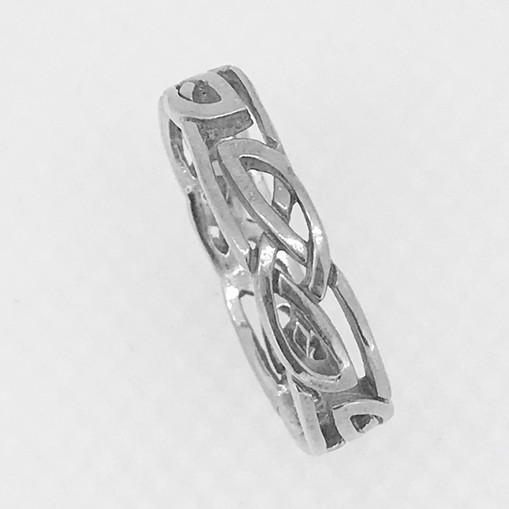 NWT Sterling silver .925 Celtic pattern men’s band - Picture 5 of 5